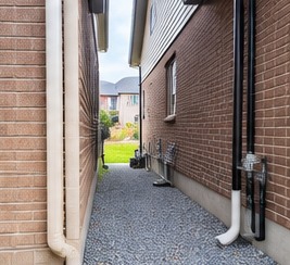 Side of house at The Niagara Suite, Thorold vacation rental near Niagara Falls